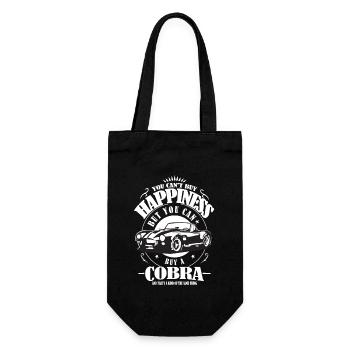 AC Cobra Funny Saying Gift Happiness Buy - Gift Bag for Bottles - black - Front