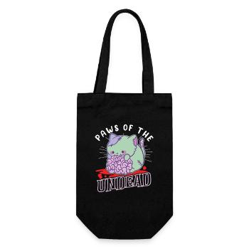 Zombie Cat Undead Kitty Horror Meow Creepy - Sac à bouteille - noir - Devant