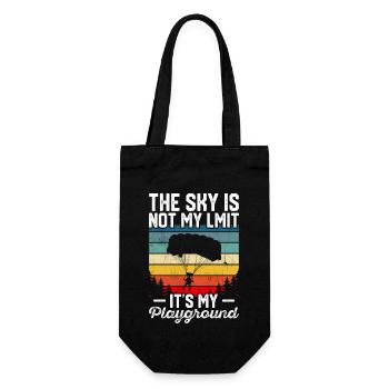 Parachutiste - Sac à bouteille - noir - Devant