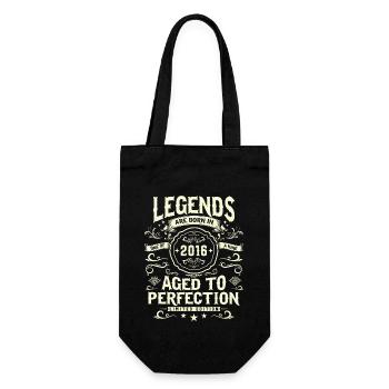 Vintage 2016 Birthday Joy - Gift Bag for Bottles - black - Front
