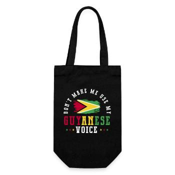Guyana Flag Guyanese Guyana - Gift Bag for Bottles - black - Front