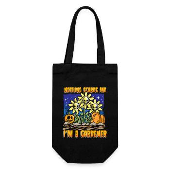 Rien ne me fait peur, je suis jardinier - Sac à bouteille - noir - Devant