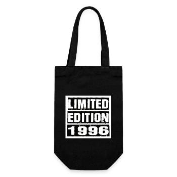 Limited Edition 1996 Geburtstag 1996 Vintage Retro - Geschenkbeutel für Flaschen - Schwarz - Vorne