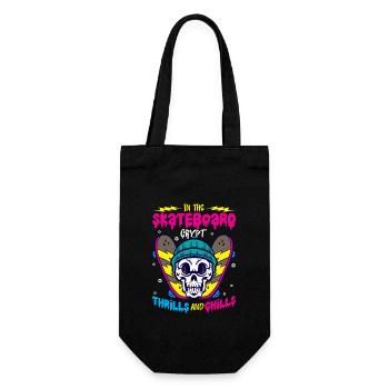 Horror Skateboarder Halloween Skateboard Cadeau - Sac à bouteille - noir - Devant