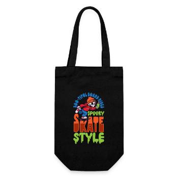 Horror Skateboarder Halloween Skateboard Cadeau - Sac à bouteille - noir - Devant