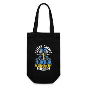 Horror Skateboarder Halloween Skateboard Cadeau - Sac à bouteille - noir - Devant