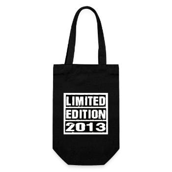 Limited Edition 2013 Birthday 2013 Vintage Retro - Gift Bag for Bottles - black - Front