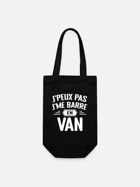 J'peux Pas J'me Barre en Van Cadeau Anniversaire - Sac à bouteille - noir
