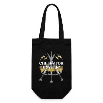 Knights Knights Medieval Renaissance Armor - Gift Bag for Bottles - black - Front