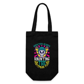 Horror Skateboarder Halloween Skateboard Gift - Gift Bag for Bottles - black - Front