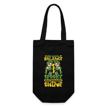 Horror Skateboarder Halloween Skateboard Cadeau - Sac à bouteille - noir - Devant