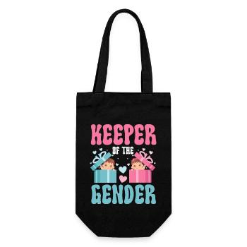 Keeper Of The Gender - Gift Bag for Bottles - black - Front