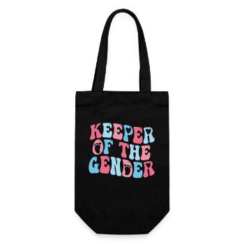 Keeper Of The Gender - Gift Bag for Bottles - black - Front