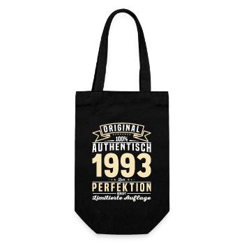 Vintage 1993 - 30 Jahre Geburtstagsgeschenk - Geschenkbeutel für Flaschen - Schwarz - Vorne
