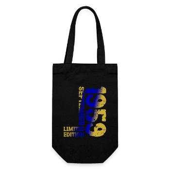 1959 September Limited Edition 64th Birthday Decoration - Gift Bag for Bottles - black - Front