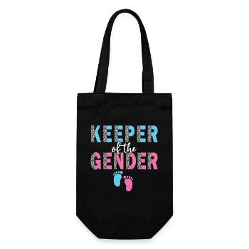 Keeper Of The Gender - Gift Bag for Bottles - black - Front