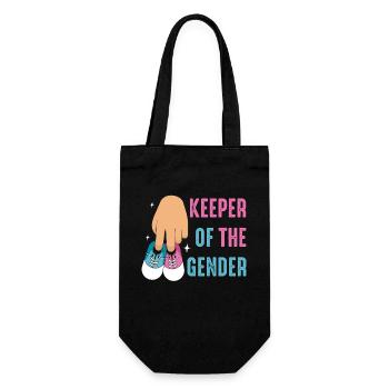 Keeper Of The Gender - Gift Bag for Bottles - black - Front
