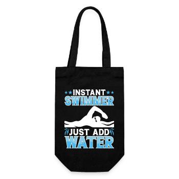 Swimming Float - Gift Bag for Bottles - black - Front