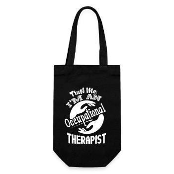 Trust Me I'm An Occupational Therapist - Gift Bag for Bottles - black - Front