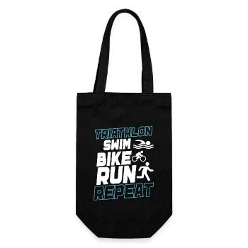 Triathlon Swim Bike Run Triathlete Sport Gift - Sac à bouteille - noir - Devant