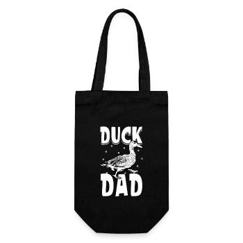 Propriétaire de canard - papa canard - Sac à bouteille - noir - Devant