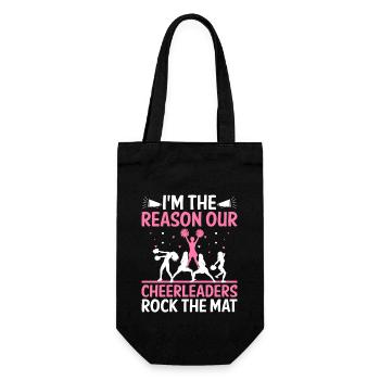 Cheerleading Coach Cheer Coach Cheerleader Cheer T - Gift Bag for Bottles - black - Front