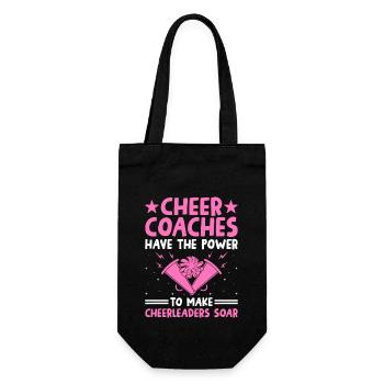 Cheerleading Coach Cheer Coach Cheerleader Cheer T - Geschenkbeutel für Flaschen - Schwarz - Vorne