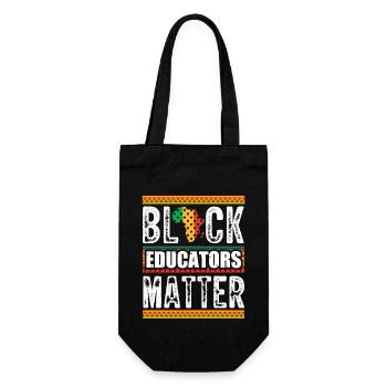 Black History Month Black History - Geschenkbeutel für Flaschen - Schwarz - Vorne