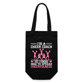 Cheerleading Coach Cheer Coach Cheerleader Cheer T - Geschenkbeutel für Flaschen - Schwarz - Vorne