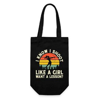 Archer Archery - Gift Bag for Bottles - black - Front