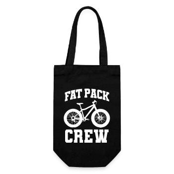 Fat Pack Crew Outfit Fat Bike - Geschenkbeutel für Flaschen - Schwarz - Vorne