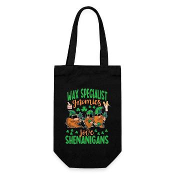 Wax Specialist Shenanigan's St. Patrick's Day - Gift Bag for Bottles - black - Front