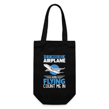 Pilote Aviation Avion Compagnie aérienne Futurs pilotes - Sac à bouteille - noir - Devant
