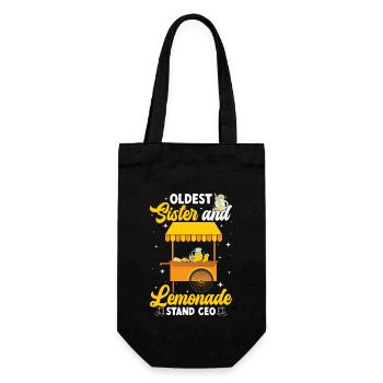 Oldest Sister And Lemonade Stand CEO Lemonade Crew - Gift Bag for Bottles - black - Front
