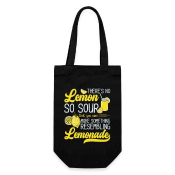 Pas de Lemon Sour ressemblant à un marchand de limonade - Sac à bouteille - noir - Devant