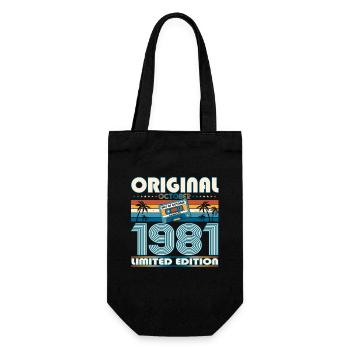 42nd Birthday Retro Cassette Best of Octobre 1981 - Sac à bouteille - noir - Devant