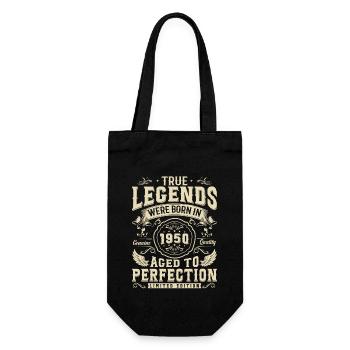 Legendary vintage 1950 - Gift Bag for Bottles - black - Front