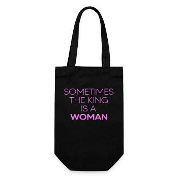 Woman King Girl Power "Girls Like" - Gift Bag for Bottles - black - Front
