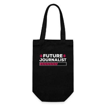 Future Journalist Shirt Media Journalism - Sac à bouteille - noir - Devant