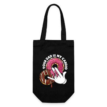 Ton père est mon cardio meme adulte drôle - Sac à bouteille - noir - Devant