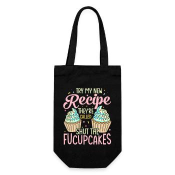 Essayez ma nouvelle recette qui s’appelle - Sac à bouteille - noir - Devant