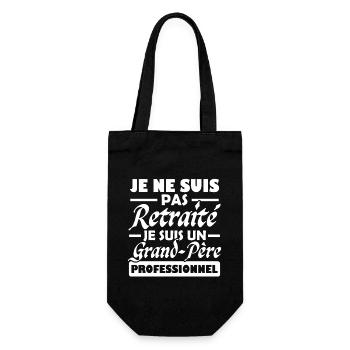 Je ne suis pas Retraité je suis un Grand Père - Sac à bouteille - noir - Devant