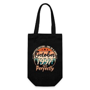 October 1997 anniversary 1997 legends October - Gift Bag for Bottles - black - Front