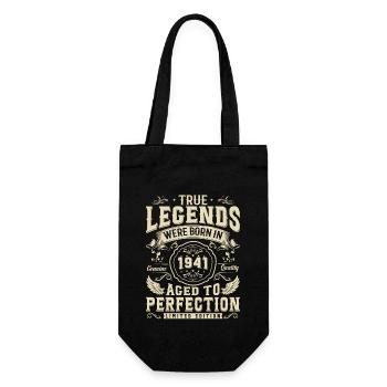 Millésime 1941 : Les légendes sont nées - Sac à bouteille - noir - Devant