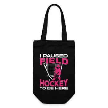 Hockey sur gazon I Hockey sur gazon en pause - Sac à bouteille - noir - Devant