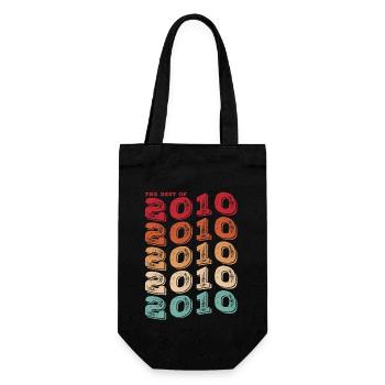 Jahrgang 2010 Geschenke Legende für 13-Jährige - 13. - Geschenkbeutel für Flaschen - Schwarz - Vorne