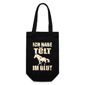 Isländer Islandpferd Islandpferde Geschenk - Sac à bouteille - noir - Devant