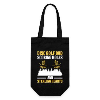 Disc Golf Player Disc Golfer Frisbee Player Par Pu - Sac à bouteille - noir - Devant