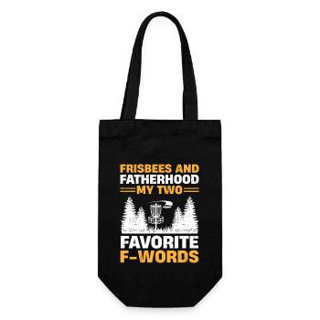 Disc Golf Player Disc Golfer Frisbee Player Par Pu - Geschenkbeutel für Flaschen - Schwarz - Vorne