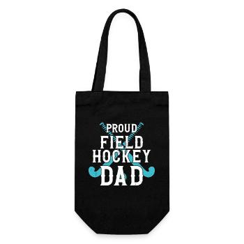 Terrain fier de papa de hockey sur gazon - Sac à bouteille - noir - Devant